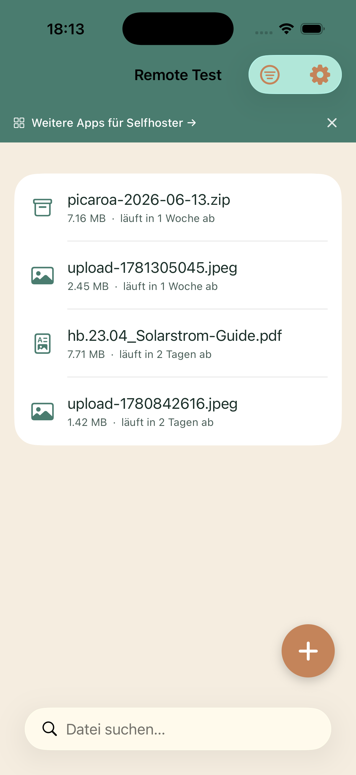 Bildschirmfoto von picaroa